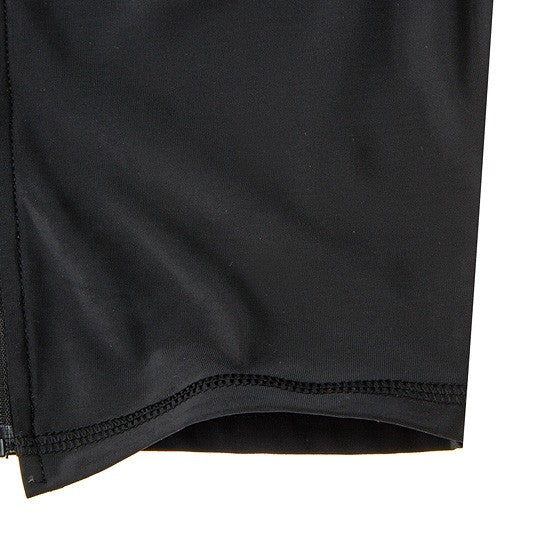 HEAD x 5252 by O!Oi - Crop Rash Guard Zip-Up - Women (Black)