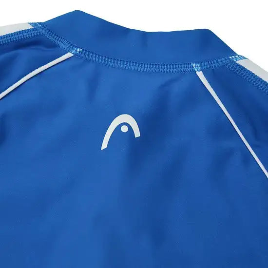 HEAD x 5252 by O!Oi - Crop Rash Guard Zip-Up - Women (Blue) - HEAD - Swimwear - Harumio