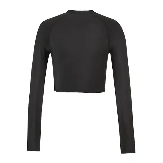 HEAD x 5252 by O!Oi - Crop Rash Guard - Women (Black) - HEAD - Swimwear - Harumio