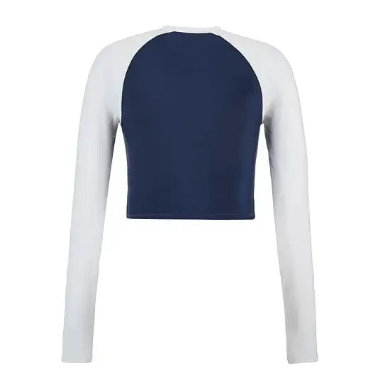 HEAD x 5252 by O!Oi - Crop Rash Guard - Women (Navy) - HEAD - Swimwear - Harumio