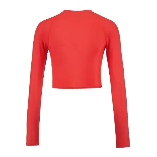 HEAD x 5252 by O!Oi - Crop Rash Guard - Women (Red) - HEAD - Swimwear - Harumio