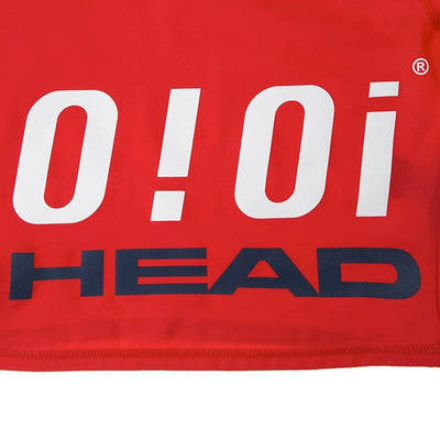 HEAD x 5252 by O!Oi - Crop Rash Guard - Women (Red)