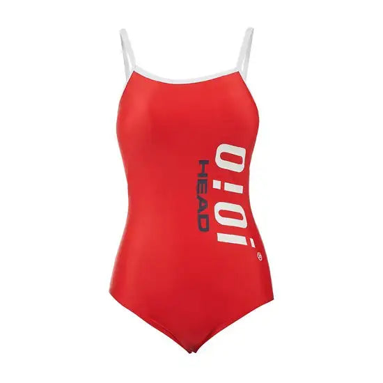 HEAD x 5252 by O!Oi - Side Logo Swimsuit - Women (Red) - HEAD - Swimwear - Harumio