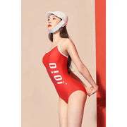 HEAD x 5252 by O!Oi - Side Logo Swimsuit - Women (Red) - HEAD - Swimwear - Harumio