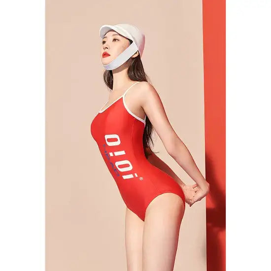 HEAD x 5252 by O!Oi - Side Logo Swimsuit - Women (Red) - HEAD - Swimwear - Harumio