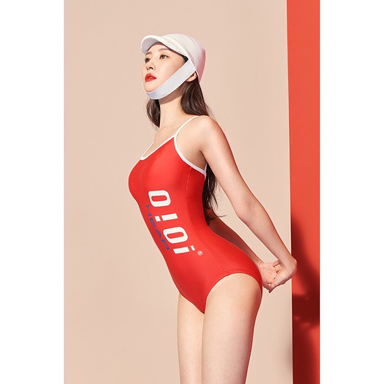 HEAD x 5252 by O!Oi - Side Logo Swimsuit - Women (Red)