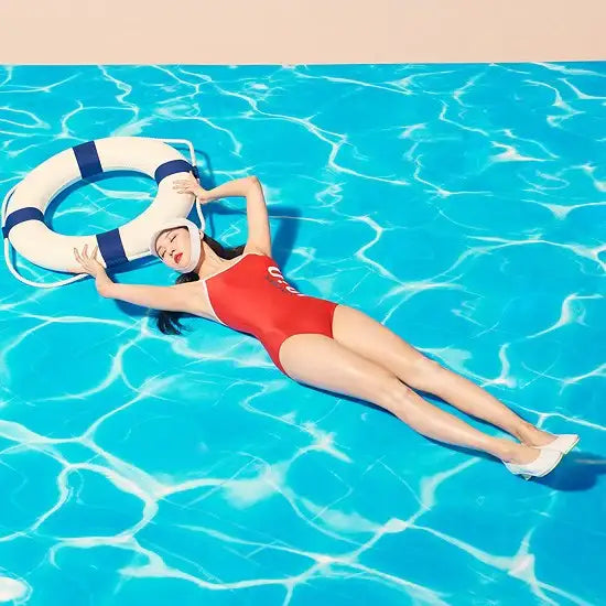 HEAD x 5252 by O!Oi - Side Logo Swimsuit - Women (Red) - HEAD - Swimwear - Harumio