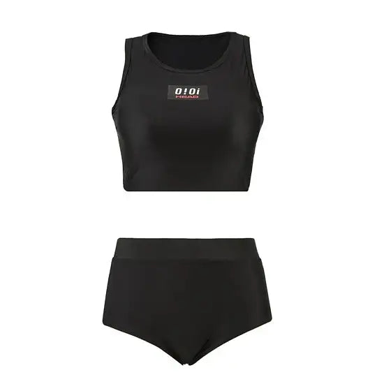 HEAD x 5252 by O!Oi - Logo Point Bikini - Women (Black) - HEAD - Swimwear - Harumio