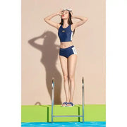 HEAD x 5252 by O!Oi - Logo Point Bikini - Women (Navy) - HEAD - Swimwear - Harumio