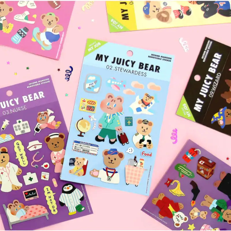 Second Mansion x 10x10 - Juicy Bear Set of 9 - Job Set - 10x10 - Accessories - Harumio