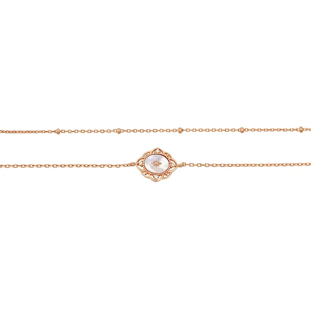 OST - New Year's wish White Lace Mother-of-Pearl Bracelet - OST - Jewelry - Harumio