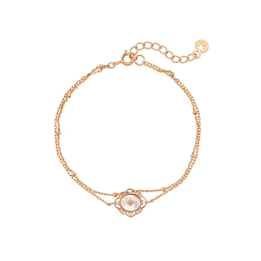 OST - New Year's wish White Lace Mother-of-Pearl Bracelet - OST - Jewelry - Harumio
