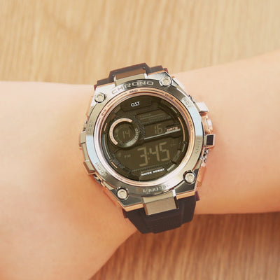 OST - Red Brown Men's Digital Watch
