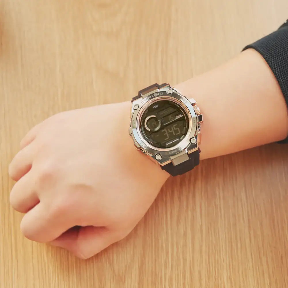 OST - Red Brown Men's Digital Watch - OST - Watch - Harumio