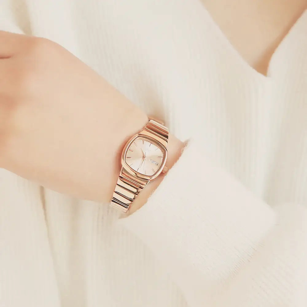 OST - Square Rounded Metal Watch - OST - Watch - Harumio