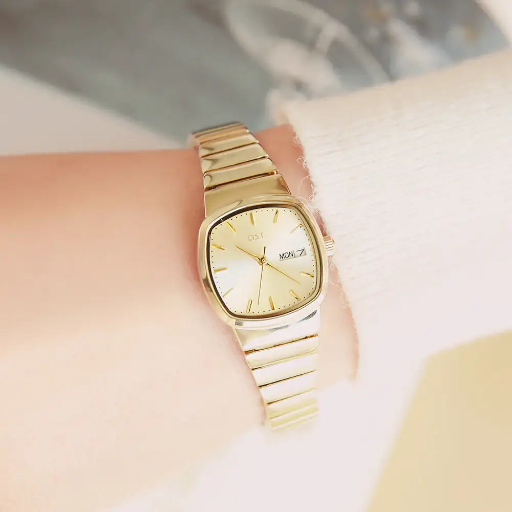 OST - Square Rounded Metal Watch - OST - Watch - Harumio