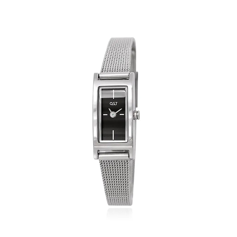 OST - Modern Slim Square Women's Mesh Watch - OST - Watch - Harumio