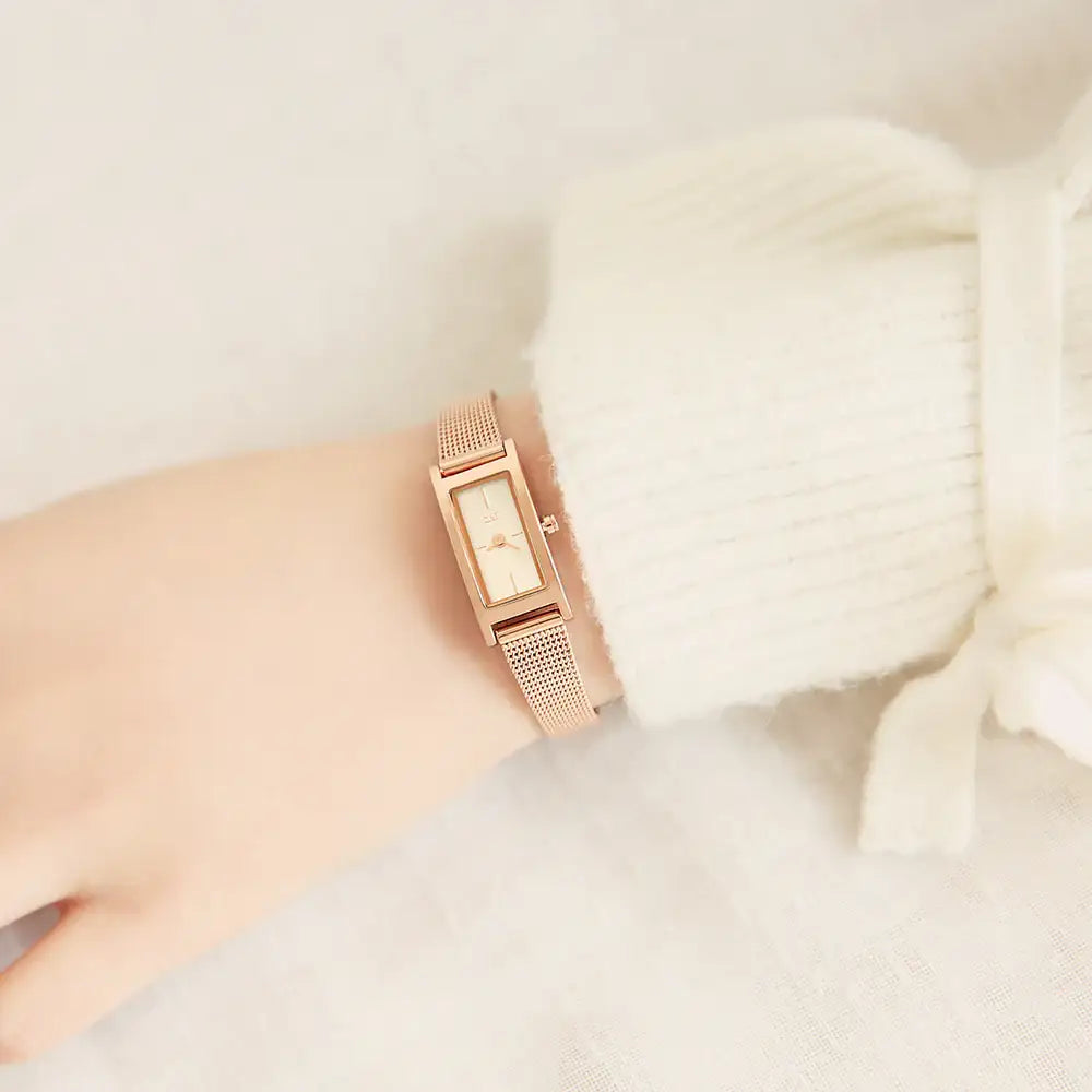 OST - Modern Slim Square Women's Mesh Watch - OST - Watch - Harumio