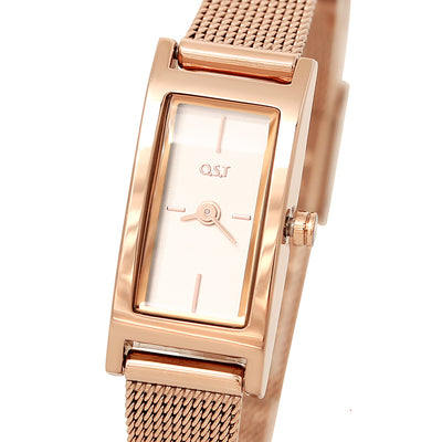 OST - Modern Slim Square Women's Mesh Watch