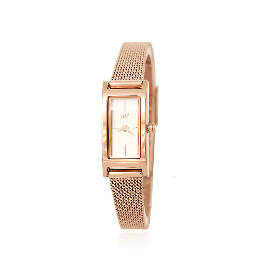 OST - Modern Slim Square Women's Mesh Watch - OST - Watch - Harumio