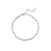 OST - Daily Cubic Link Around Silver Bracelet - OST - Jewelry - Harumio