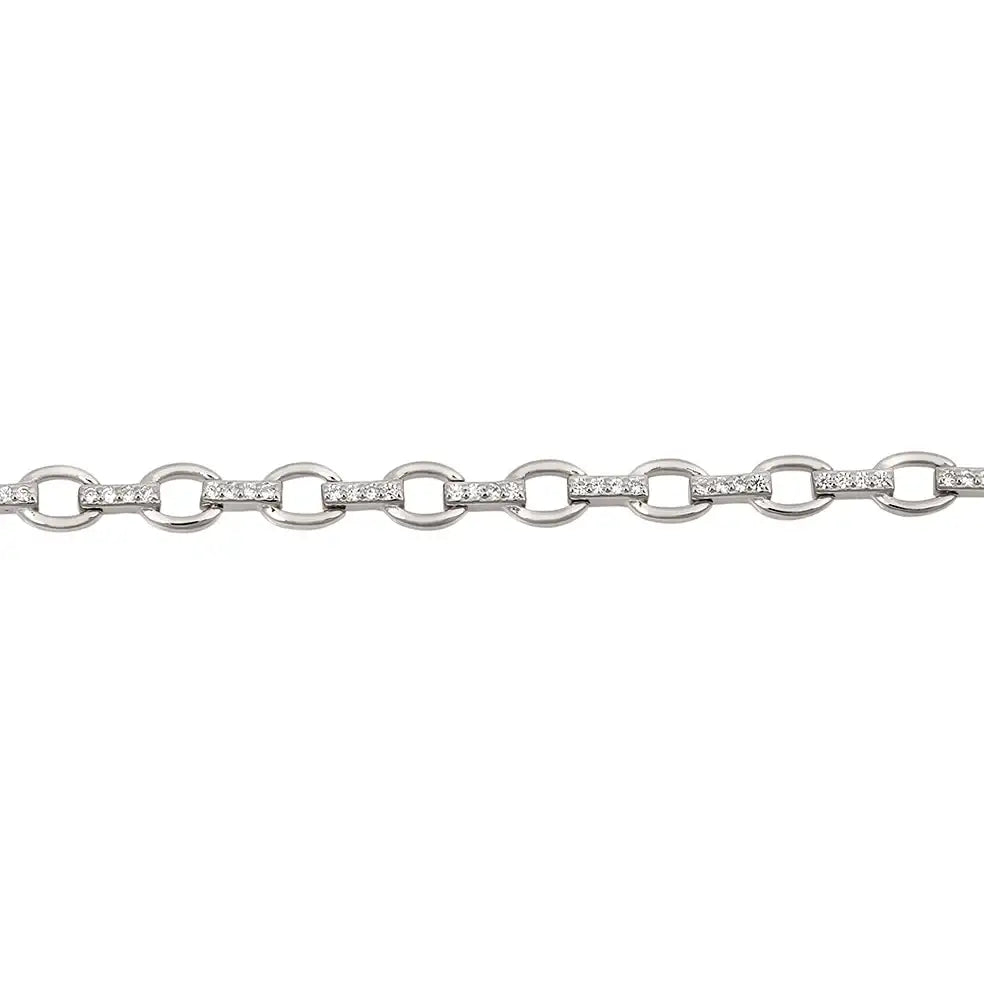 OST - Daily Cubic Link Around Silver Bracelet - OST - Jewelry - Harumio