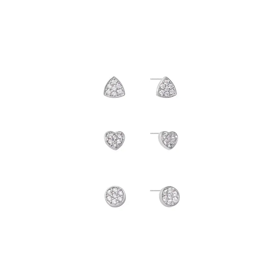 OST - Casual Shape Earrings Set - OST - Jewelry - Harumio