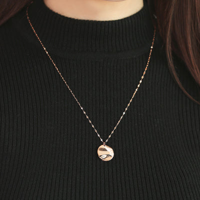 OST - Simple Antique Coin Pendant Necklace
