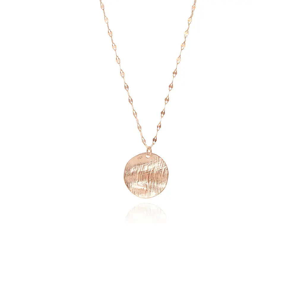 OST - Simple Antique Coin Pendant Necklace - OST - Jewelry - Harumio