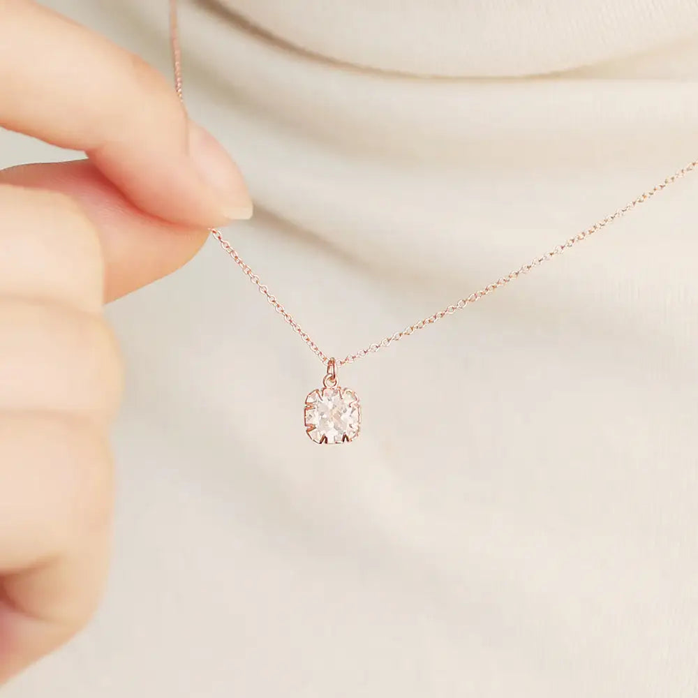 OST - Shiny Round Cubic Necklace - OST - Jewelry - Harumio