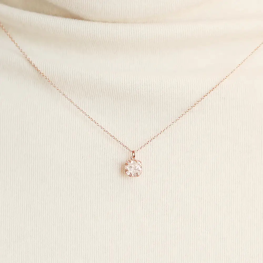 OST - Shiny Round Cubic Necklace - OST - Jewelry - Harumio