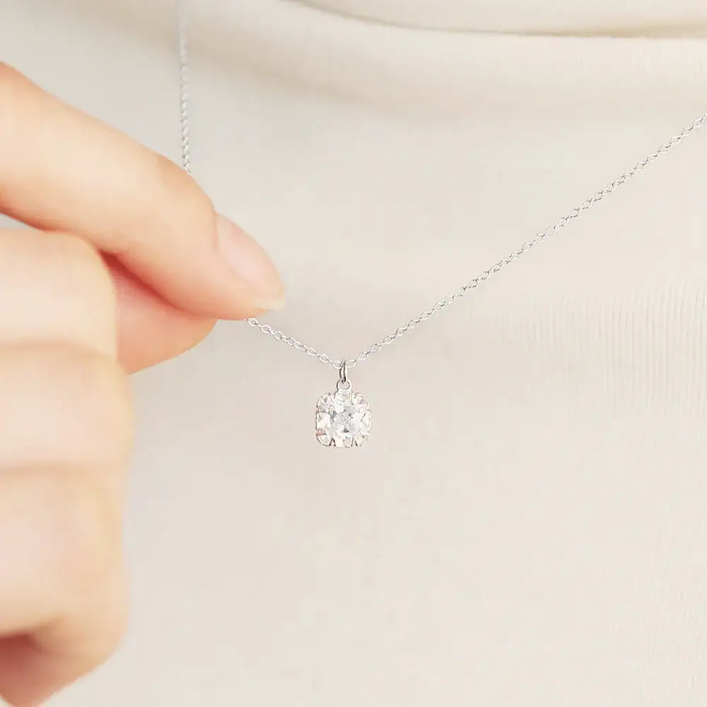 OST - Shiny Round Cubic Necklace - OST - Jewelry - Harumio