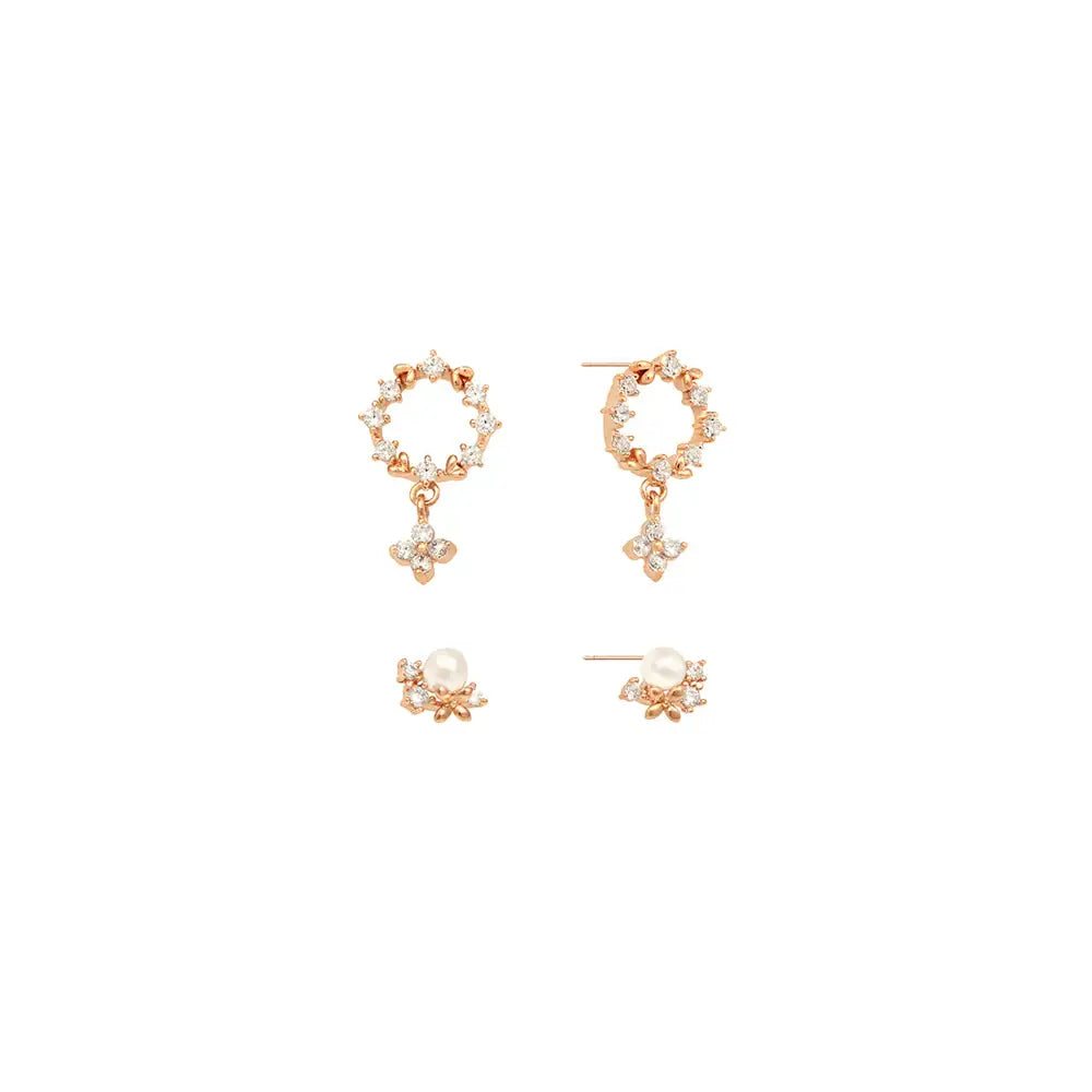 OST - Pearl Point Earrings Set - OST - Jewelry - Harumio