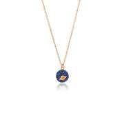 OST - Blue Planet Motif Rose Gold Necklace - OST - Jewelry - Harumio