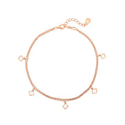 OST - Double Chain Cutie Flower Ring Anklet - OST - Jewelry - Harumio