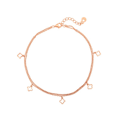 OST - Double Chain Cutie Flower Ring Anklet