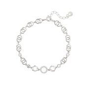 OST - Round Twisted Line Cubic Silver Bracelet - OST - Jewelry - Harumio
