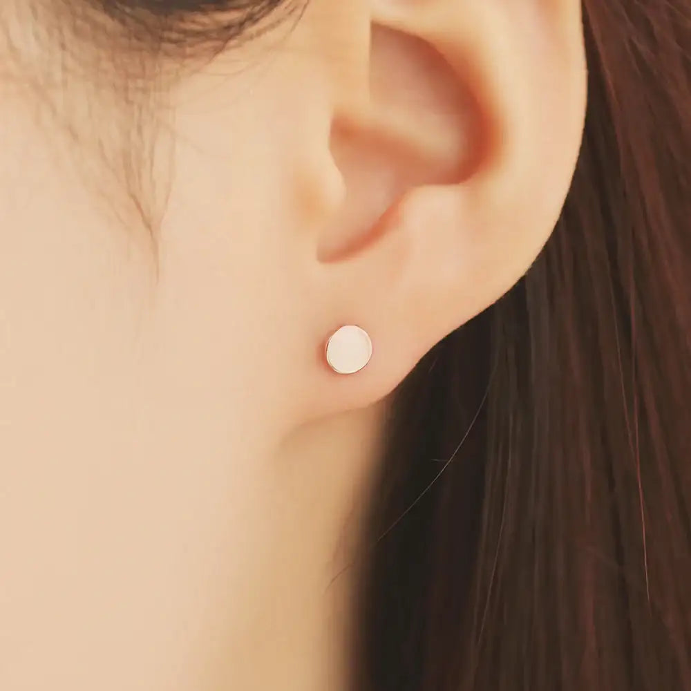 OST - Rose Gold Cutie Shape Earrings Set - OST - Jewelry - Harumio