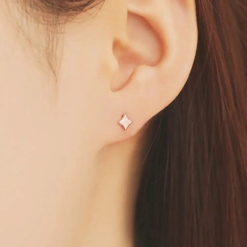 OST - Rose Gold Cutie Shape Earrings Set - OST - Jewelry - Harumio