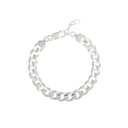 OST - Unique Bold Chain Men's Couple Silver Bracelet - OST - Jewelry - Harumio