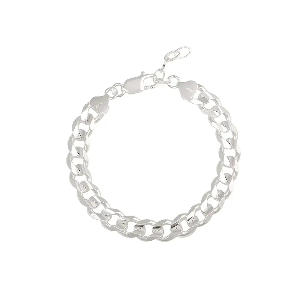 OST - Unique Bold Chain Men's Couple Silver Bracelet - OST - Jewelry - Harumio