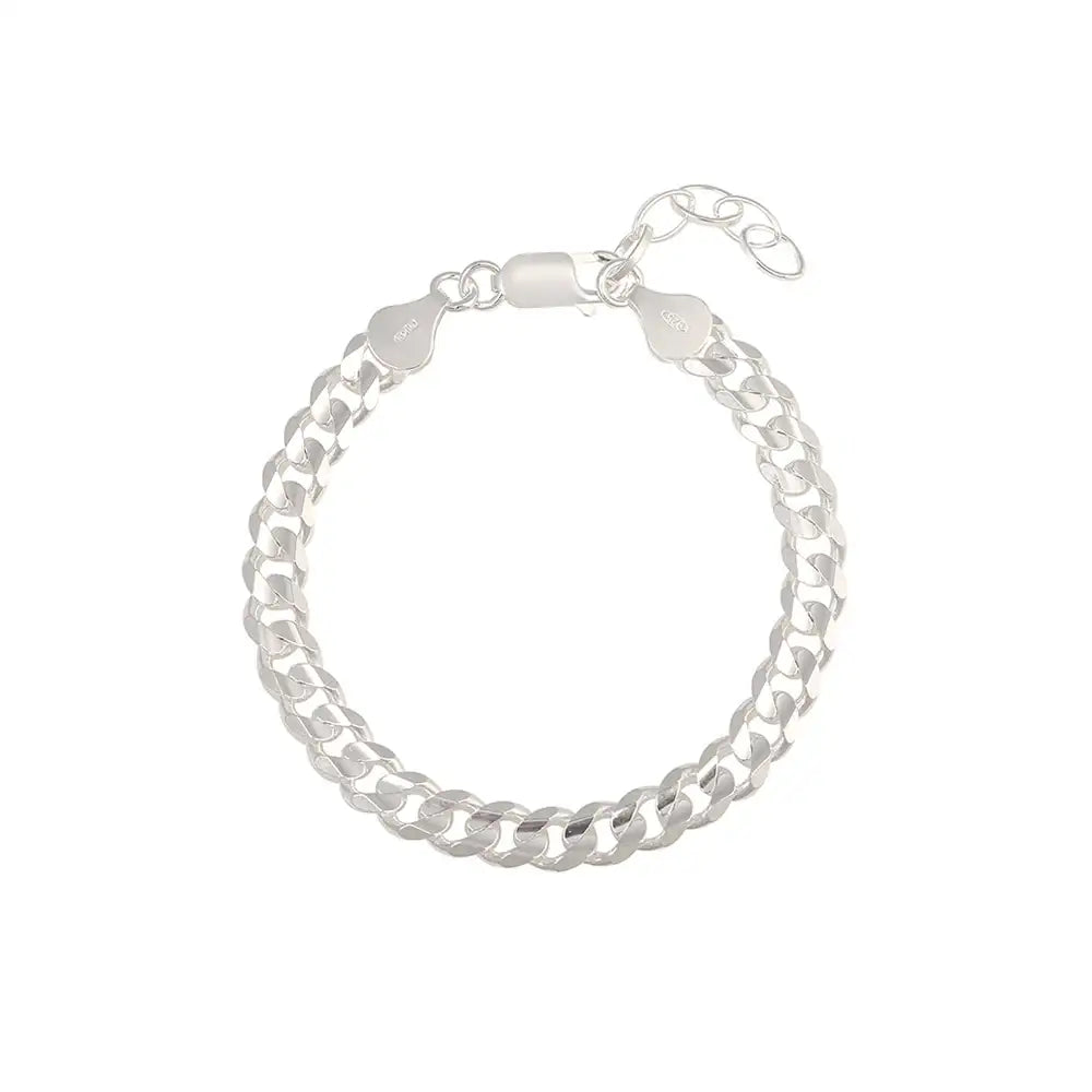OST - Unique Bold Chain Women's Couple Silver Bracelet - OST - Jewelry - Harumio