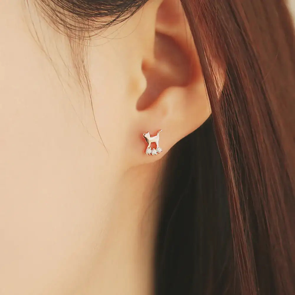 OST - Moonlight Cat Earrings Set - OST - Jewelry - Harumio