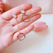 OST - Sky Unbald Coin Rose Gold Earrings - OST - Jewelry - Harumio
