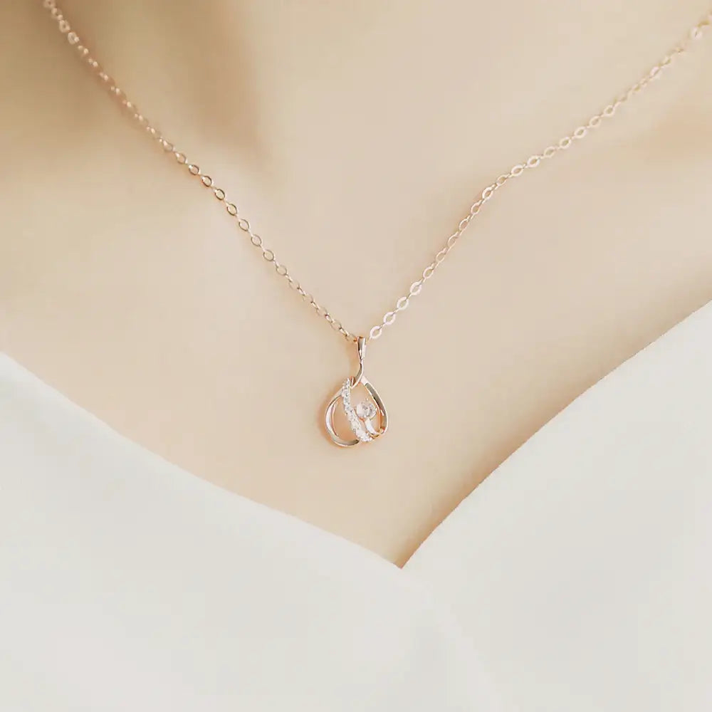 OST - Double Water Drop Necklace - OST - Jewelry - Harumio