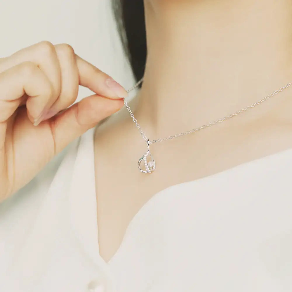 OST - Double Water Drop Necklace - OST - Jewelry - Harumio