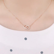 OST - Glam Doubling Rose Gold Bold Necklace - OST - Jewelry - Harumio