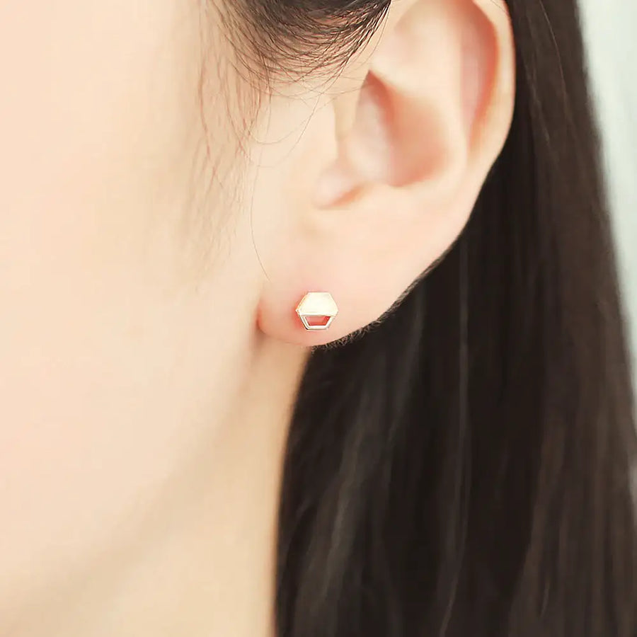 OST - Peninsula Rose Gold Ear Pierce - OST - Jewelry - Harumio