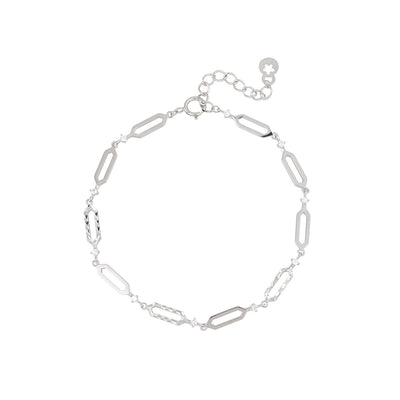 OST - Shape Line Cubic Silver Bracelet