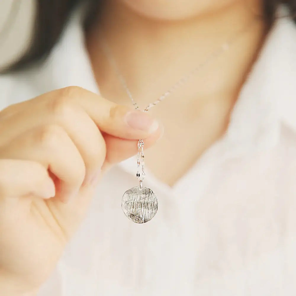 OST - Simple Antique Coin Pendant Necklace - OST - Jewelry - Harumio